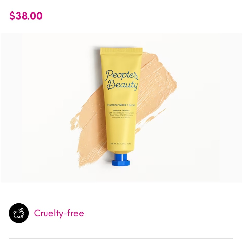 PEOPLE'S BEAUTY Frontliner Mask + Scrub 50ml